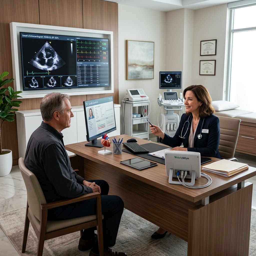 Dr. Nahuel Bocalandro en consulta cardiológica — Entre Ríos